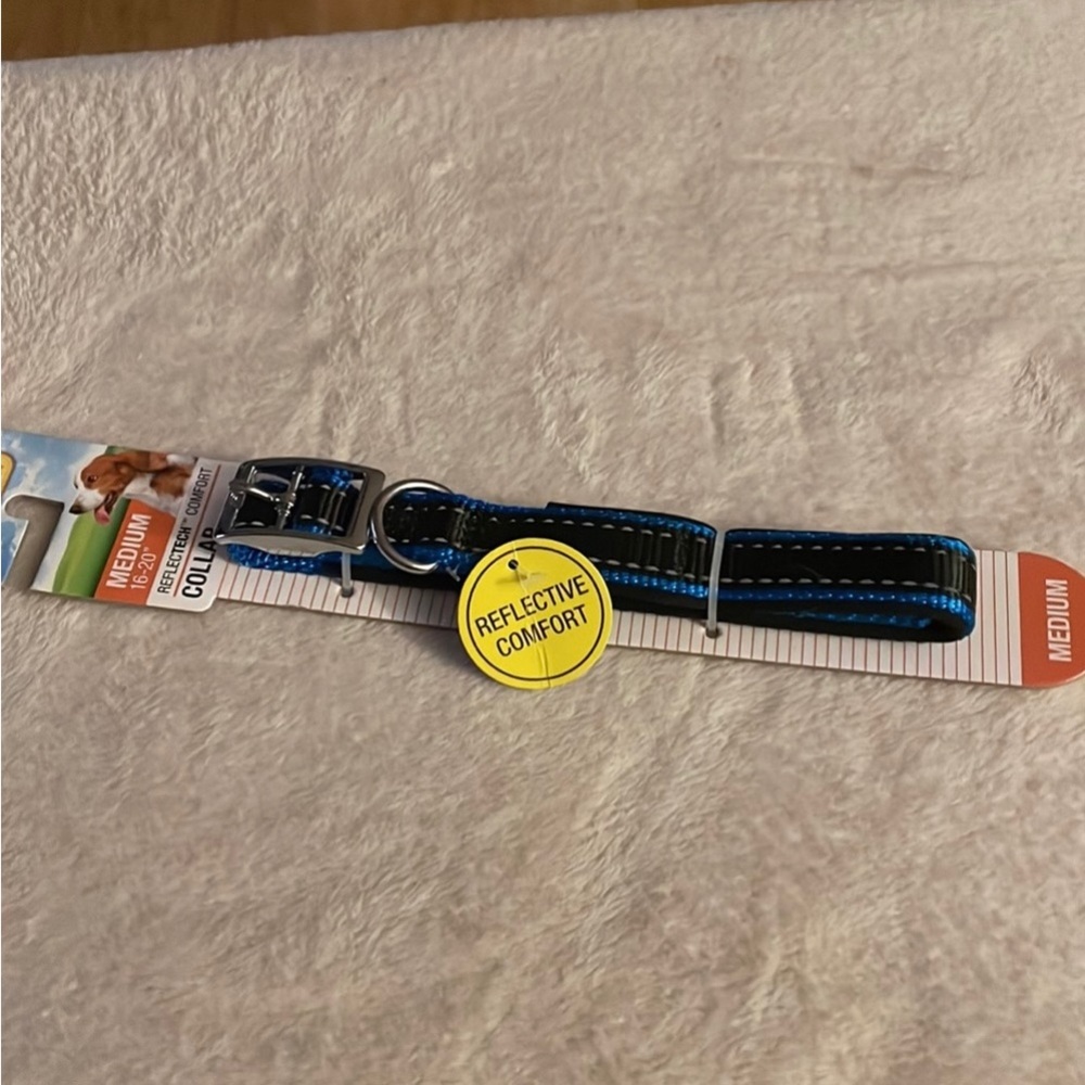 NWT! Westminster Ruffin’ It Medium Reflective Dog Collars!